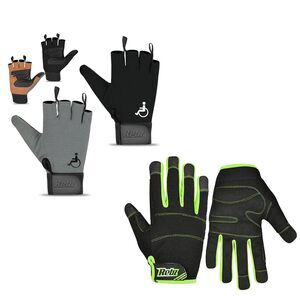 1658 Wheelchair Glovess Bundle Along With Work Glovessnon-slip Grip Breathable
